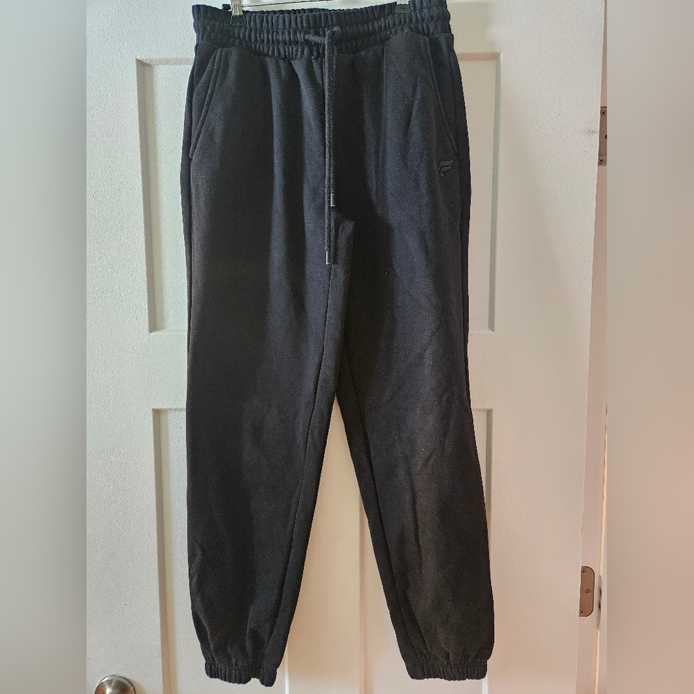 Fabletics Black Fleece Jogger Pants